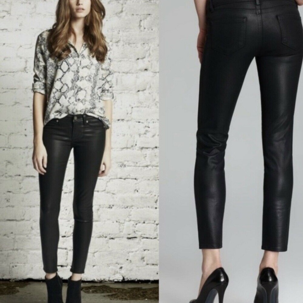 Coated Paige Verdugo Ultra Skinny Jeans